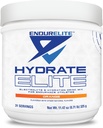 EndurElite Hydrate Elite – Electrolyte Powder – Instant Hydration & Elektrolites za vzdržljivost športnikov – Hydration Powder Mix – Orange – 31 Servinges