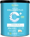 Biochem Collagen Plus Protein - 1,4 lb - Naravna aroma - 20 g kolagenskih beljakovin v prahu - spodbuja lase, kožo, nohte, skupno zdravje in kosti - Aminokislina - Keto-prijazno - Mehka podpora tkivu