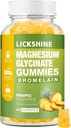1 Pack Magnezij Glycinate Gumies 1000mg, Kalcij, Kalij, Bromelain, Vitamin D, B6, CoQ10 Dopolnilo za sprostitev, miren Mood, Stress Relief in spanje za odrasle in otroke, 60 Število