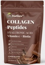 Čokoladni kolagen. Kolagen s hialuronsko kislino in vitaminom C. Čokolada Kolagen Peptides Čokolada v prahu. Kolagen z vitaminom C & Biotin za lase, kožo, nohte, Joint. Keto, tipa 1 in 3.
