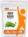 BulkSupplements.com Sveti Bazilij Powder - Sveti Bazilij Dodatek, Sveti Bazilij List Powder - Tulsi Sveti Bazilij, Zeliščni & Gluten Prosti, 5g na Serving, 1kg (2,2 lbs) (Pack of 1)