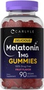 Carlyle Melatonin 1mg Gumies 