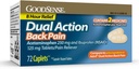 Tablete GoodSense dual action acetaminofen in Ibuprofen (NSAID), 250 mg/125 mg, bolečina v hrbtu, 72