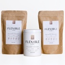 LEMALAB Fleksibilni kolagen peptidi v prahu 3-mesečna dobava – Premium kolagenski dodatki za ženske Skupno zdravje in okrevanje Formula - Grass Fed Kolagen v prahu brez arome, 90 Dnevni odmerki
