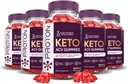 Upravičeni laboratoriji (5 Pack Proton Protein Keto ACV Gummies Napredna Formula 1000MG Proton Boost Formulated with Granat Beet Juice Powder B12 Vegan Non GSO 300 Gummys