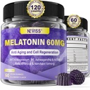 Antioksidant in možganska podpora Melatonin 60mg 30mg za 50+ Odrasli 