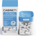 Kabinet: 500mg acetatfen za lajšanje glavobola, zoboboli, boleče grlo, in vročina reduktor, Vključuje 1 Ponovno polnjenje medicina Jar, 120 tablet (Starter Kit)