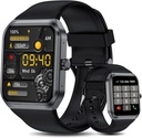 Pametne ure za moške ženske (Odgovor na klic Make), 1.95" Fitness Watch s krvnim kisikom Heart Rate Sleep Monitor, 100+ Šport IP68 Vodoodporna Fitness Watch za Android iOS telefoni
