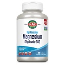 KAL Magnezij Glicinat Kapsule, popolnoma kelirani magnezijev biglicinat, visoka absorpcija Magnezij dopolnilo, Zdrave kosti, mišice, Sprostitev in stres podpora, Non-GMO 160 count