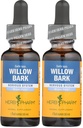 Herb Pharm Willow Bark Tekoči ekstrakt za manjše bolečine - 1 Ounce (DWILL01) (paket z 2)