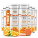 SIGNIFY NATURE Vitamin C 1000mg Šumeče tablete - Močna Imunska podpora VIT C z cinkovim dodatkom - Sugar-free & Vegan Formula 
