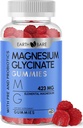 Magnezij Glycinate Gumies - Visoka moč Magnezij dodatek z največ 423mg elementarnega magnezija, Pre in probiotiki 