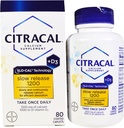 Citrakalni kalcij + D počasno sproščanje 1200, obložene tablete - 80 ea (paket po 2)