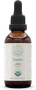 Herbera Neem B60 Brezalkoholni zeliščni ekstrakt Tinktura, koncentrirane tekoče kapljice naravni USDA organski (Azadirachta Indica) posušen list (2 fl oz)