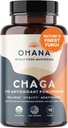Aloha zdravila Chaga, Antioksidant gobe dopolnilo, pomaga ravnovesje metaboličnih sistemov in imunske podpore, pakiranje po 1, 90 Kapsule vsak