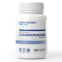 Puregen Labs Lumbrokinase 40 mg na kapsulo Visoko močan dodatek 