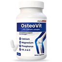 OsteoVit 5-v-1 kalcij 120 tablet multivitaminski: kalcij, magnezij, fosfor, vitamin D3 & A - moč in prilagodljivost kosti*, brez glutena GMO 