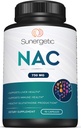 Premium NAC dodatek N-Acetil Cisteine – 750 mg na kapsulo – podpira jetra, detoks Imune, Celularno in dihalno zdravje – 90 N kapsul acetil Cisteina