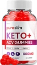Pure Slim Keto ACV Gummies - Napredna Formula PureSlim Keto Plus ACV Gummies Apple Cider Vinegar Pure Slim ACV Gummies Dietni dodatek Ocene Moški Ženske (60 Gummies)
