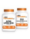 BulkDodatki Alpha Lipoična kislina Kapsule 240ct + CLA 2000mg Mehkužci 300ct paket