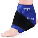 NEWGO Ankle Ledeni zavoj za olajševalno zdravljenje, Ledeni paket za angleško inurie za večkratno uporabo, Hladna terapija za oteklino, okrevanje po operaciji - modra