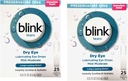 Mežika Solze Konzervativne proste Lubrikativne kapljice za oči 25 ct 0,01 fl oz EA (0,4 ml EA) (paket z 2)