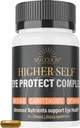 Višji SELFTM Eye Protect Complex Blue Light Defense Advanced Daily Vision Support with Lion's Mane, Omega-3, Lutein, Zeaksantin, Izvleček borovnice in Eyebright 