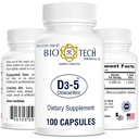 Bio Tech Vitamin D Kapsula 53191024401 1 steklenica, 100 na steklenico