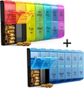 Ekstra velike tablete Organizator 2 krat na dan, Weekly XL AM PM tablete, 7 dan tablete Box dvakrat na dan