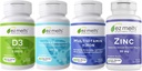 EZ Melts Essential Men's Health Bundele, Sugar-free, 1-3-Mesec dobave