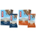 CLIF BAR - Energija Beljakovinske čokoladice - Hrustljavo arašidovo maslo in arašidovo maslo Banana s temno čokolado - Variety Pack - Izdelano z organskimi ovesi - Energijske čokoladice - Non-GMO - (20 Pack)