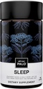 PALO Sleep & Stress Support – Melatonin-free Vegan dodatek z organsko korenino, L-teanin, Magnezij, Kamilica, Lemon Balm & Pasijonka – 90 kapsul