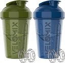 VELOMIX -2 Pakiranje - 20 oz Stresalnik Protein Mixes - 2x Wire Whisk 