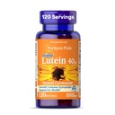 Puritan's Pride Premium LutigoldTM Lutein Carotenoid 40mg z Zeaksantin za moške in ženske, Prehranska dopolnila za zdravje oči, 8 Mesec dobave, 120 Easy-to-Swallow Softgels