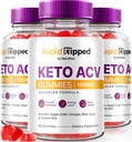 (5 Pack) Hitro polnjenje Keto Gummies, Premium hitro polnjenje Keto ACV Gummies za podporo hujšanje, Vse naravne Apple Cider Vinegar, Keto Plus ACV Gummy Formula, Keto + ACV Gomitas Pregled (300 Gummies)