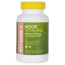 Noor Vitamini 500 MG Halal Vitamin C Žvečljive tablete + Rose HIPS in antioksidanti I podpirajo imunski sistem I Vegan, Gluten Free & Halal Vitamin 60 Oranžna Žvečljive tablete I 2 meseca dobava