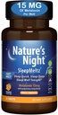 Noč narave Trojna moč hitro raztopite Melatonin 15mg s podporno mešanico 