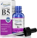 Vitamin B5 Pantotenska kislina Tekoče kapljice - Made in USA - 500% DV na Serving - 36 Serving per Container - Odlično za moške, ženske, otroke - Veganski tekoči vitamini - razsute velikosti na voljo tudi