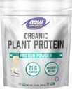 Športni organski rastlinski proteini, vanilija, veganski prašek, 1 lb.