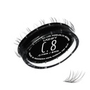 Lashify Curl 8mm Gossamer trepalnice razširitve ponovno polnjenje, črna, DIY lažne las za naravni videz