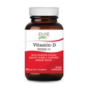 PURE ESSENCE LABS Vitamin D 2000 i.e. - najboljša imunosupresivna podpora za odrasle - Ekološki in naravni vitamini - Poživitveni odmerek in prehranski dodatki (30 kapsul)