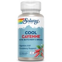 SOLARAY Cool Cayenne Pepper 40.000 HU z Mesarji Metla za zdravo kroženje Podpora 