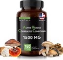 Active Hexose Correlated spojina 180 Caps 1500mg na strežbo - Veganske organske gobe dodatek pomoč podporo imunski sistem in spodbujanje naravnega ubijalca in T celice