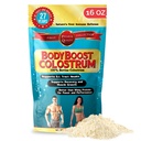BodyBoost cel kolostrum, 100% goveji kolostrum v prahu, imunoglobulin in laktoferrin, Grass Fed Colostrum za zdravje Gut, 16 oz