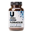 UMZU Floracil50 Prebiotiki in probiotiki za ženske + moške, 50 milijard CFU za digescijo, Gut Health, Acidophilus, Rhamnoususus, Immunity, Energy (30 kapsul)