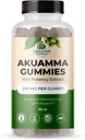 Neverjetni botaniki Akuamma Gummies - Visoka moč dnevno Wellness Gummy, Vegan, Non-GMO, Gluten-free Zeliščni dodatek - 250MG Per Gummy z naravnim divjim jagodnim okusom (30 grofov)