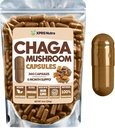 XPRS Nutra Chaga gobe Kapsule - Premium USDA Chaga gobe Kapsule- Inkapsulirane Chaga gobe Powder za povečanje imunitete - Vegansko prijazno Superfood za Chaga čaj in pijače - 360 Count