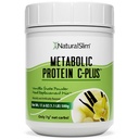 NaturalSlim Protein Powder z vitamini in minerali Metabolični C-Plus - Nadomestni obrok v prahu, obogaten z vitaminom C, cink in aminokislina - čokoladni proteini v prahu 10 Servisi 1,1 lb.