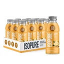 Izopura Zero Carb 32g prozorni proteini, pripravljeni za pitje, izolat sirotkinih beljakovin, limonada, 12 pakiranj (pakiranje lahko Vary)